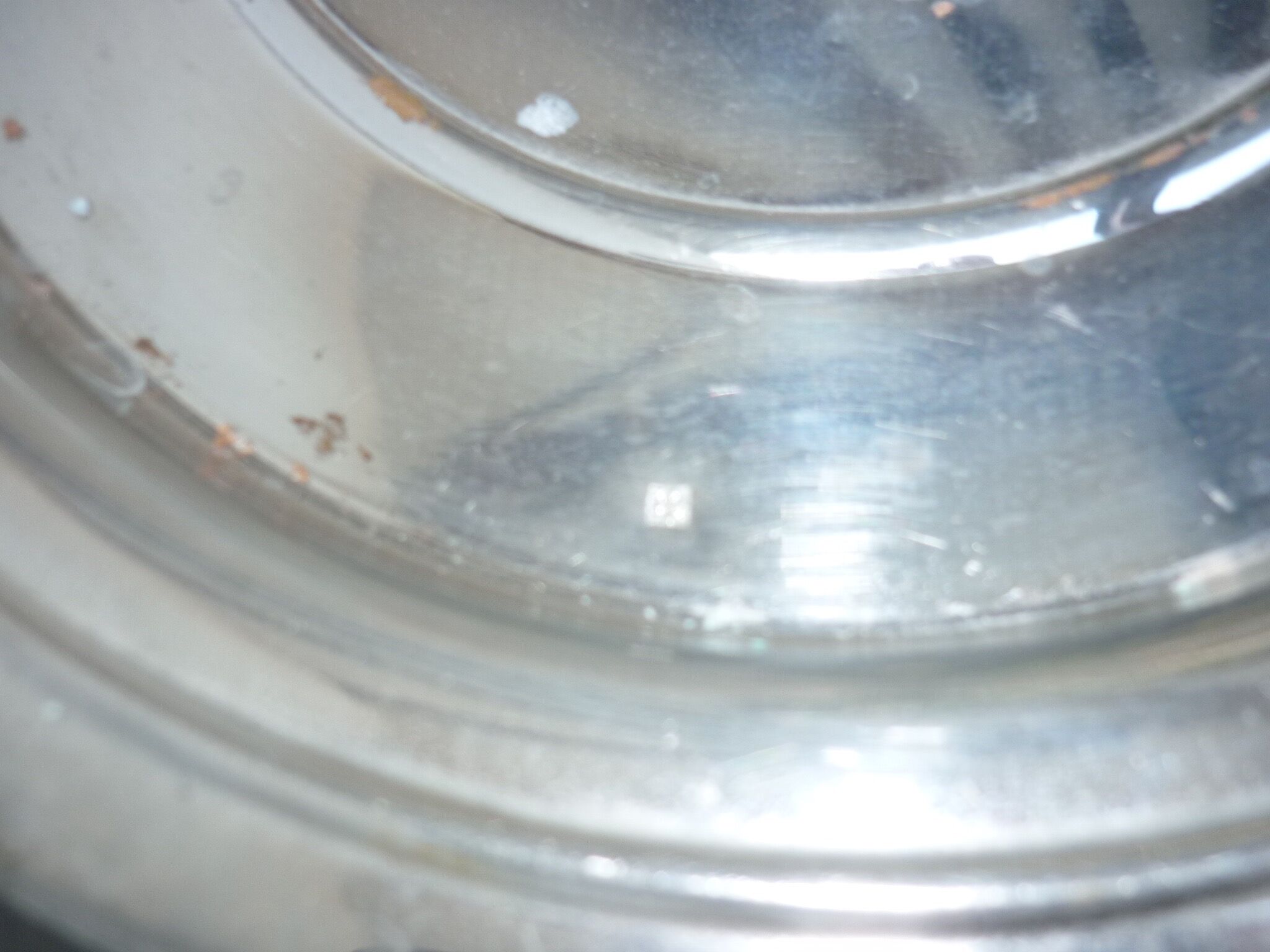 Silver metal oval top
