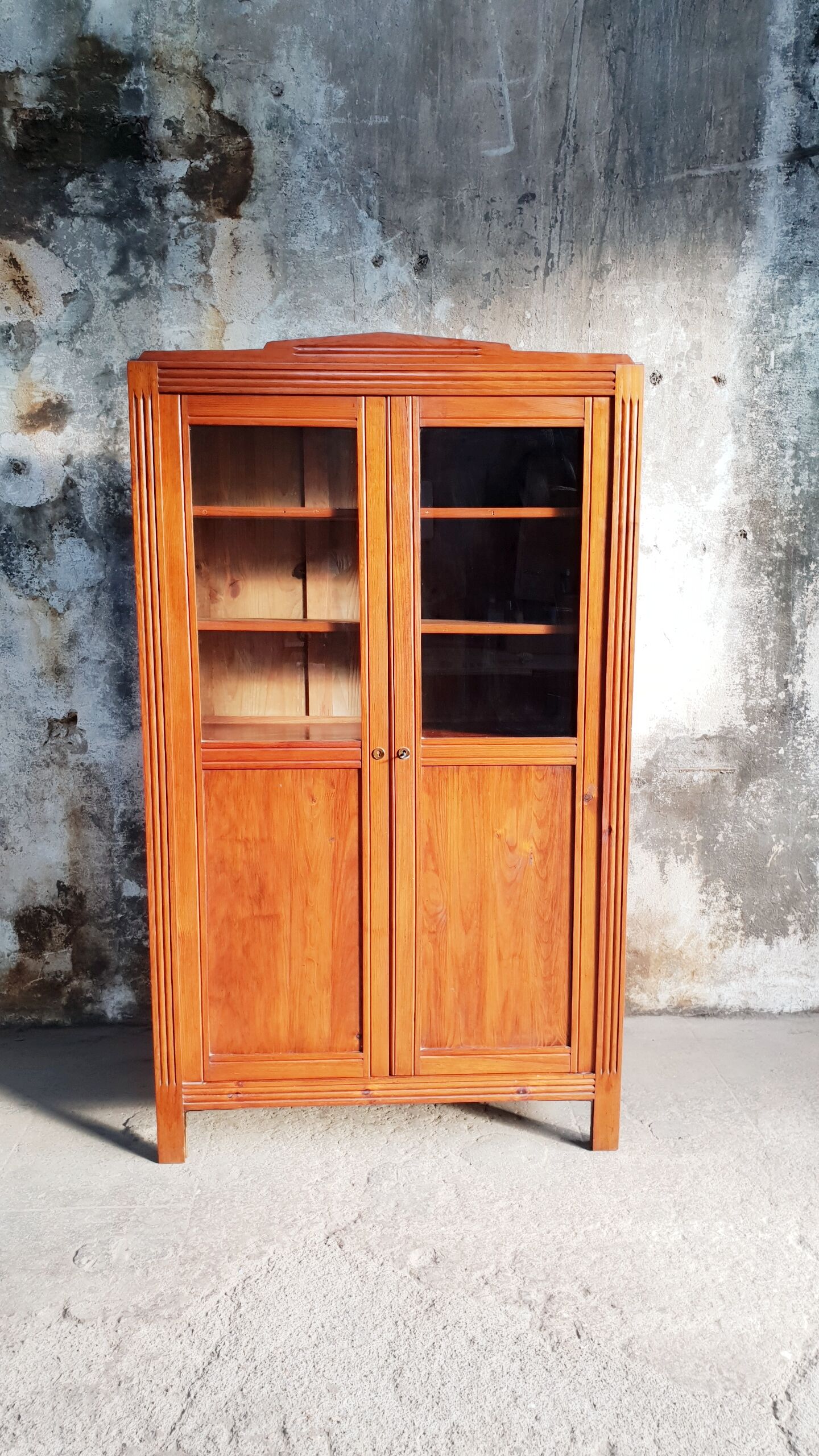 Vintage glazed wardrobe