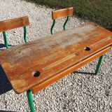 Double school desk