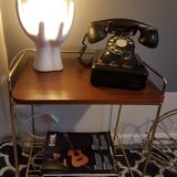 old phone in black Bakelite 1940s