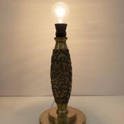 Pair of Luciano Frigerio Mid-Century Modern Italian Bronze Table Lamps, 70