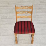 1970s, set 6 pcs of Danish dinning chairs, original good condition, furniture wool.
