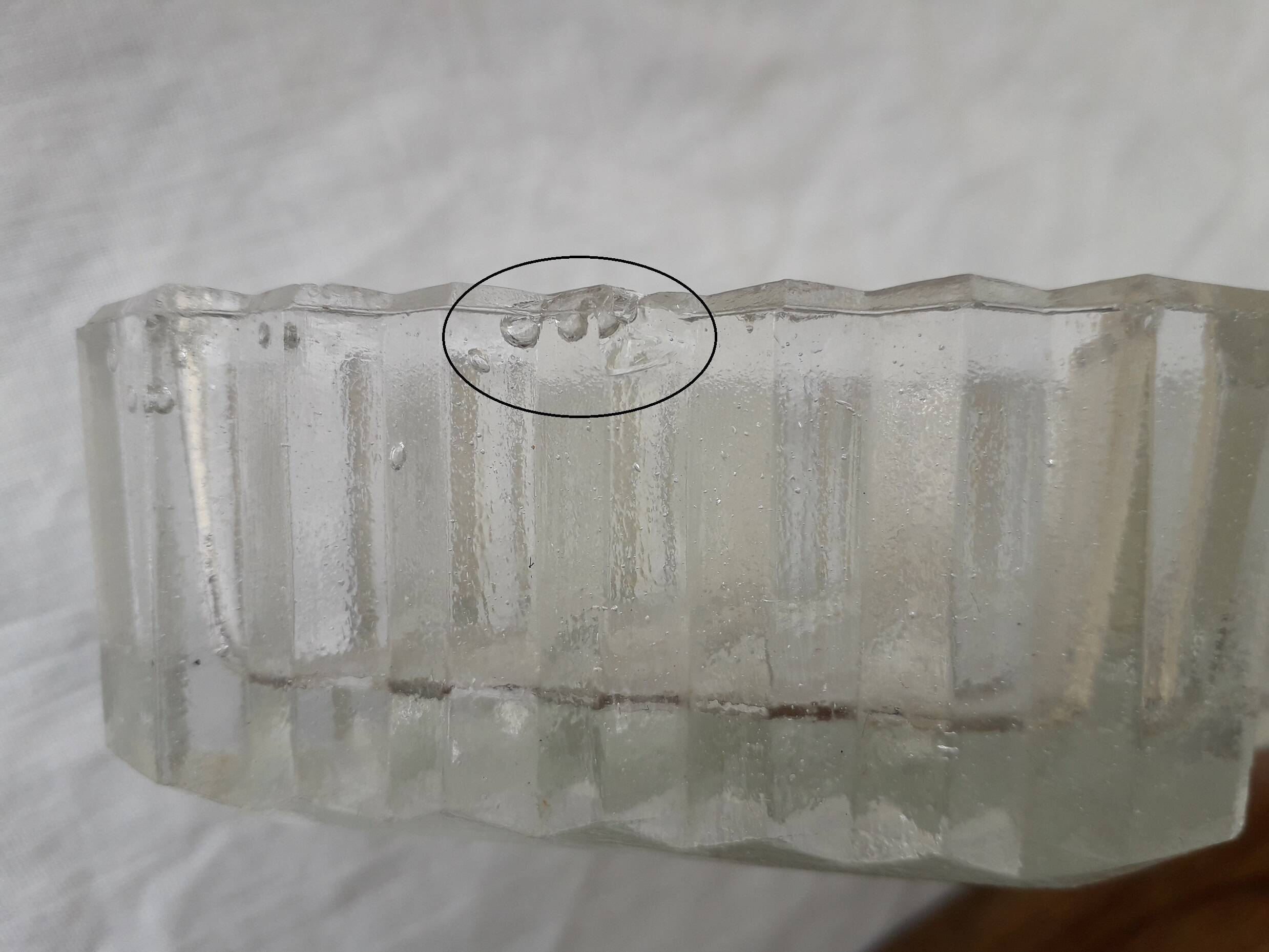 Wooden and glass serving tray