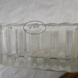 Wooden and glass serving tray