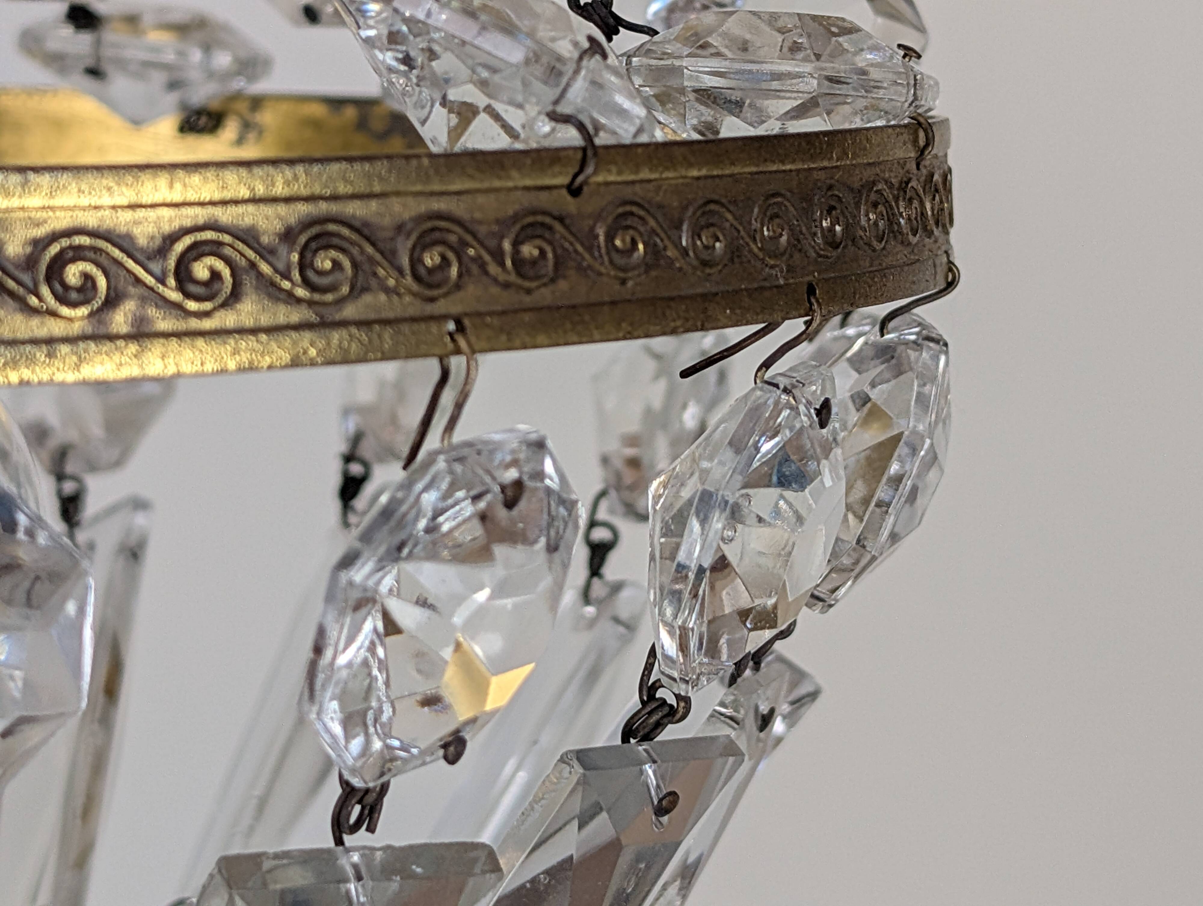 Hot air balloon tassel chandelier