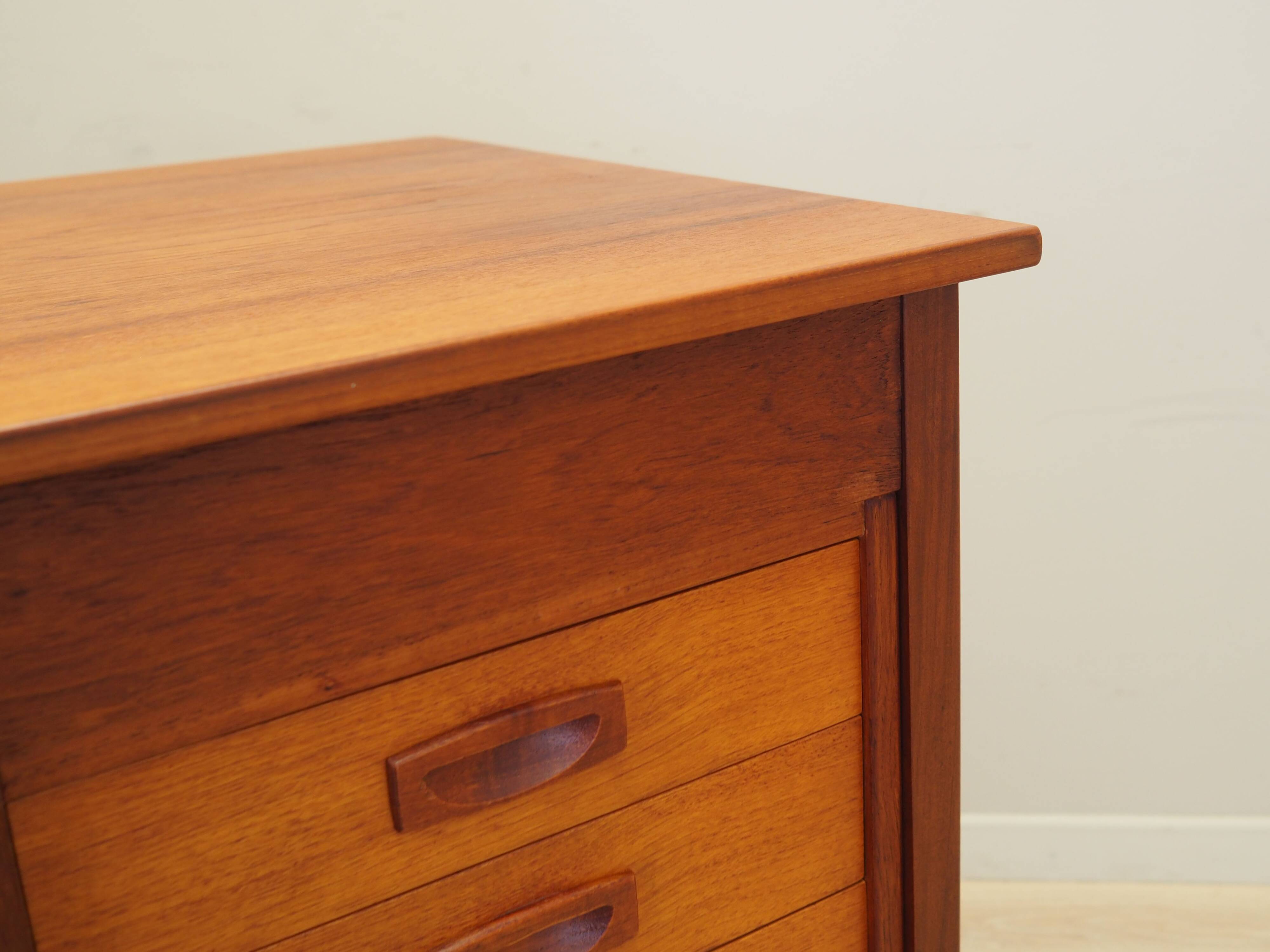 Teak desk, Danish design, 1970s, production: Denmark