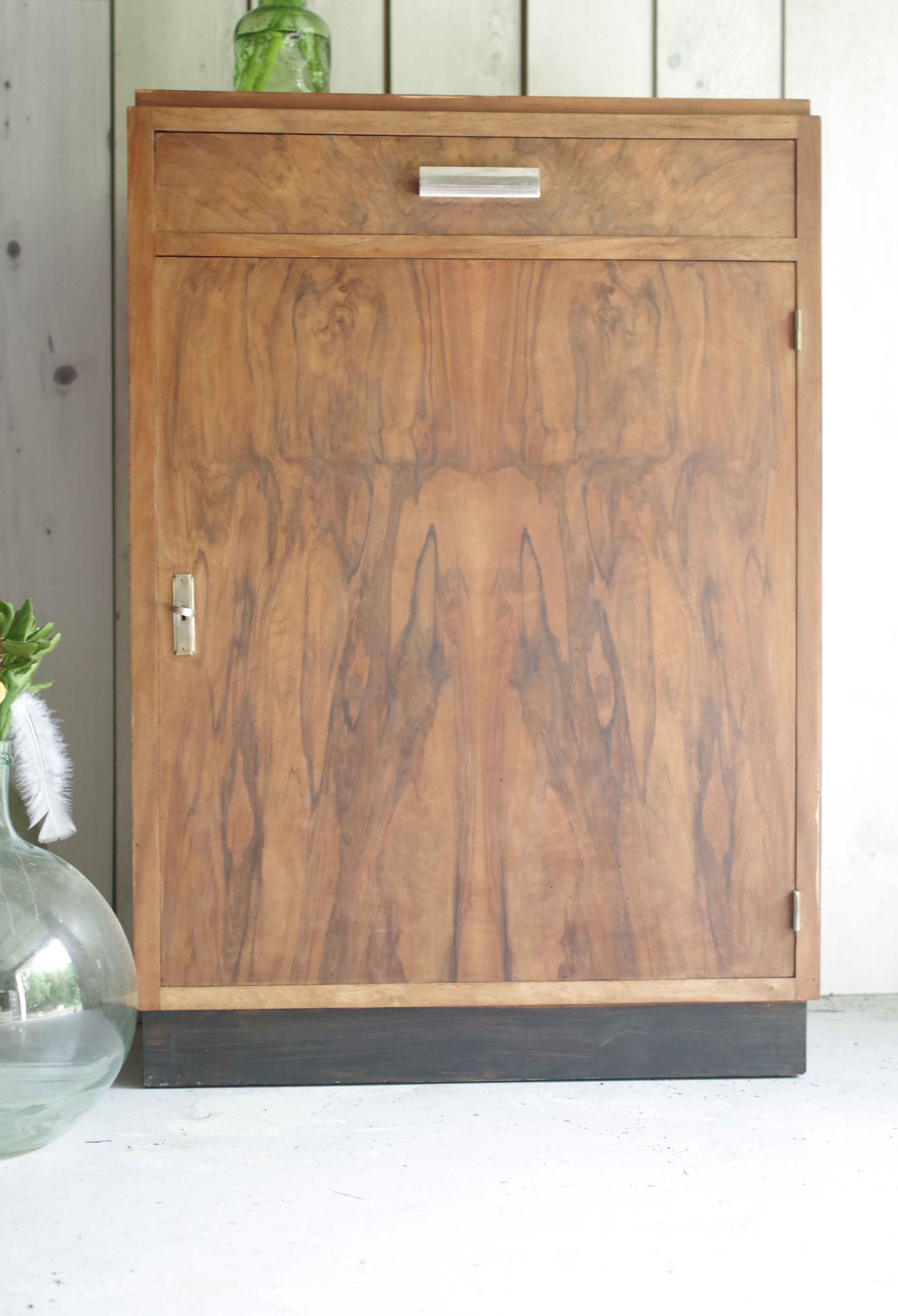 Art Deco high chest of drawers