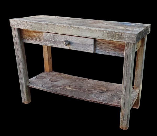 Ancien établi d atelier meuble de métier
