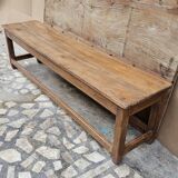 Old Burmese teak bench