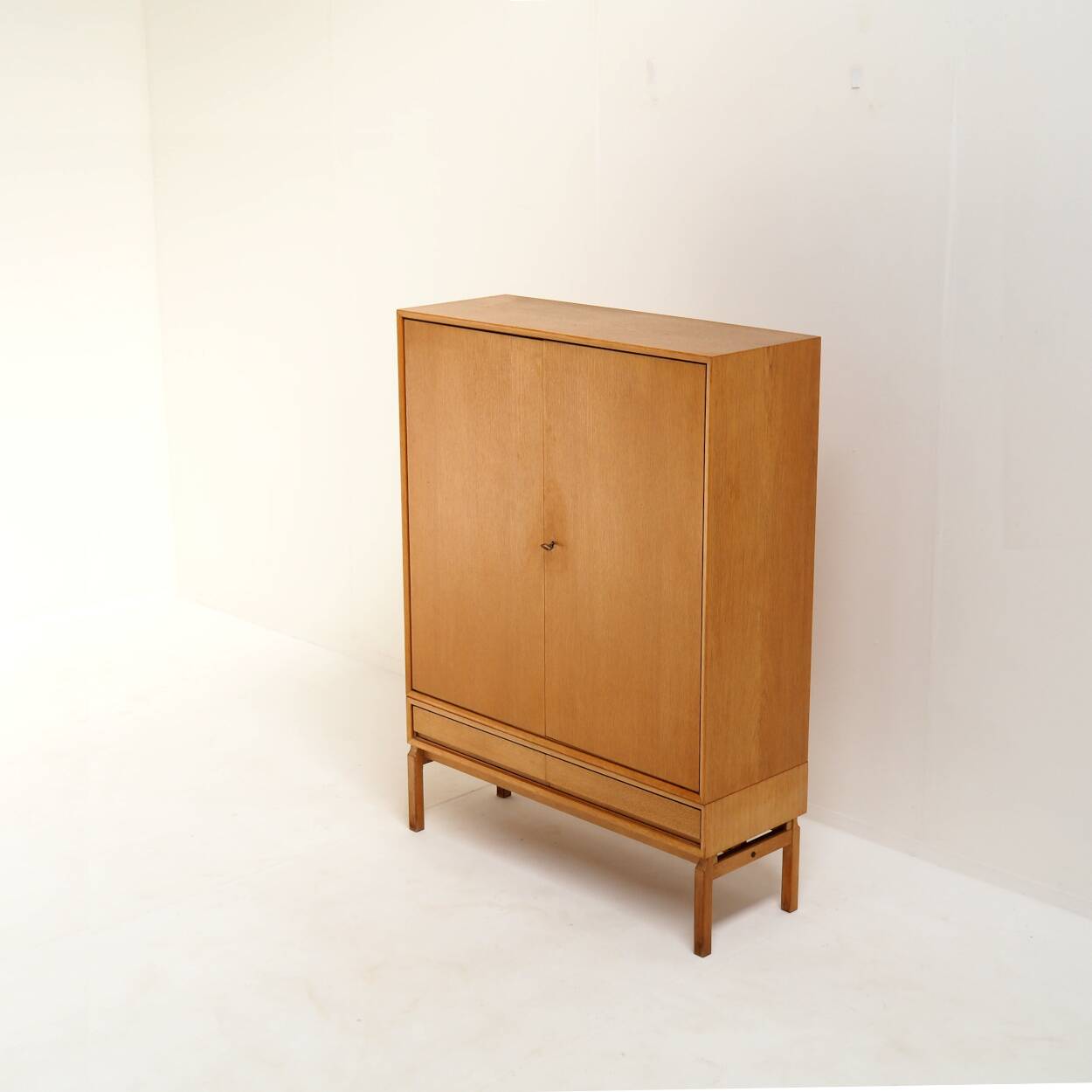 Ikea ‘mtp’ wardrobe by marian grabinski for ikea, 1963, natural oak