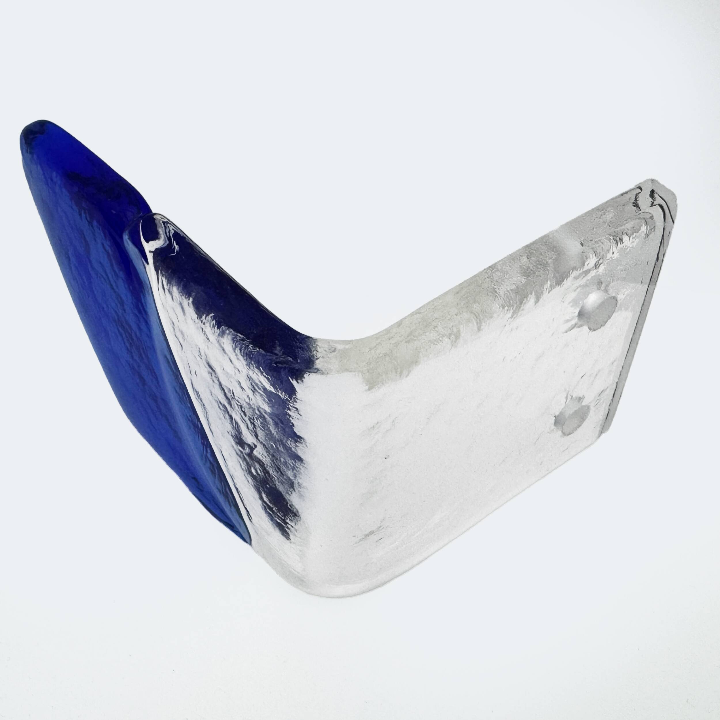 Pair of Mid-century Modern Style Italian Murano Glass and Brass Sconces