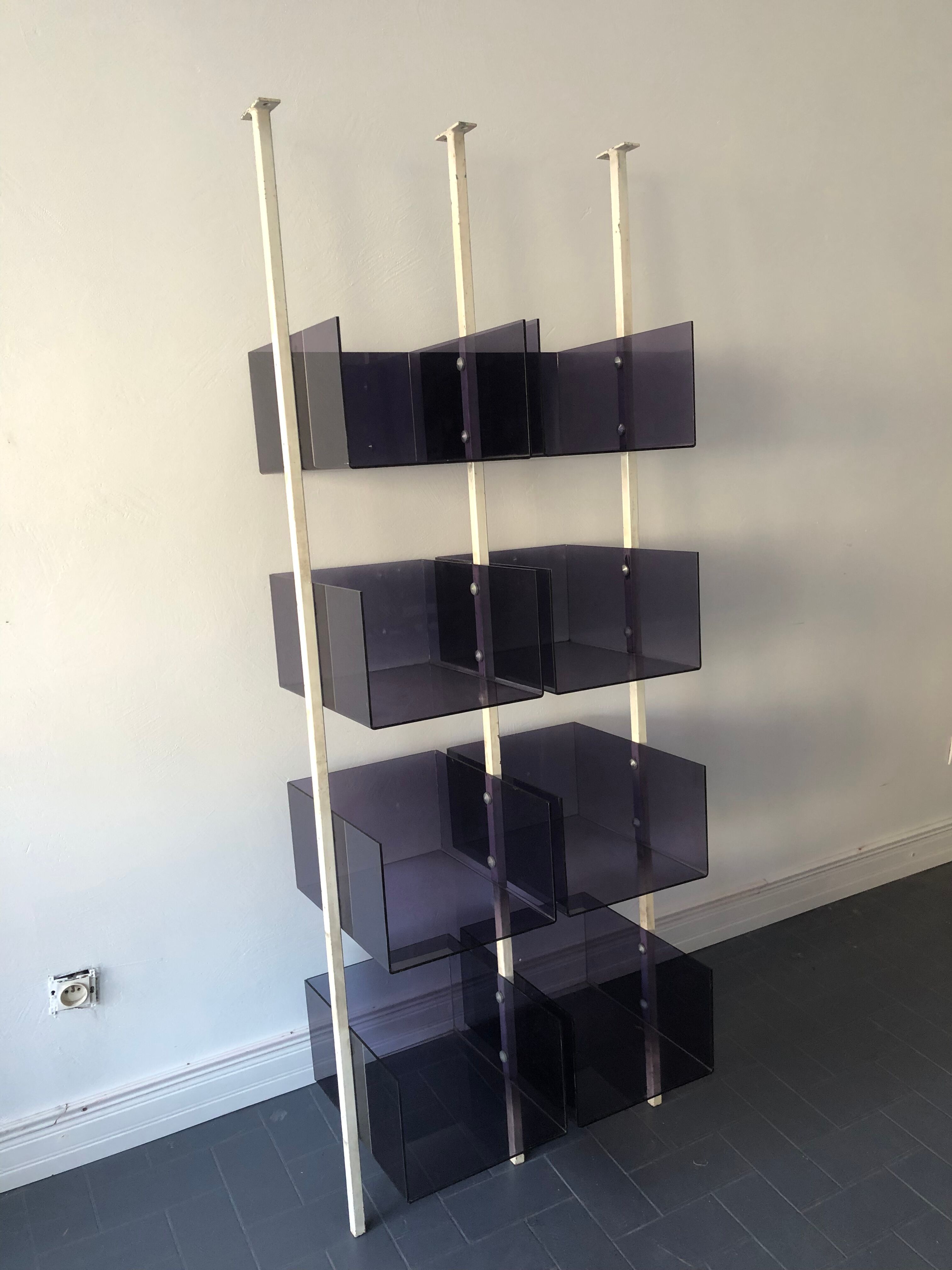Plexiglass shelves