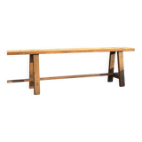 Large antique solid wood bench – 2.40 m