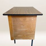 Metal and formica desk