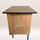 Bureau en métal, bois et formica