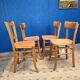 4 vintage luterma bistro chairs