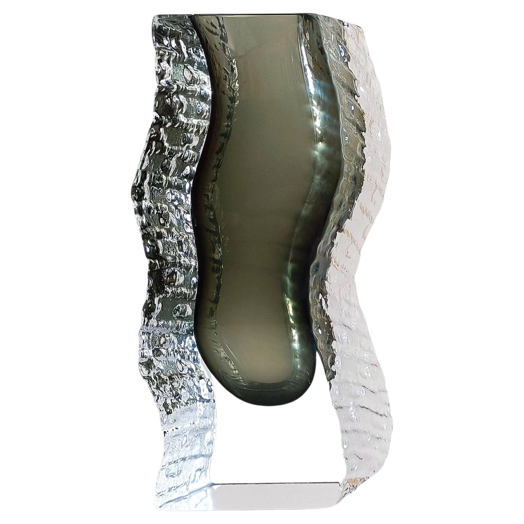 Murano Sommerso  Glass Vase by Alessandro Mandruzzato, Italy,  1970s