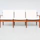 Svend Age Eriksen three-seat sofa in teak Glostrup Denmark 1960