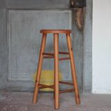 Tabouret vintage, tabouret bois , tabouret d'appoint, tabouret de bar