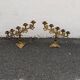 Pair of five-branched altar candlesticks