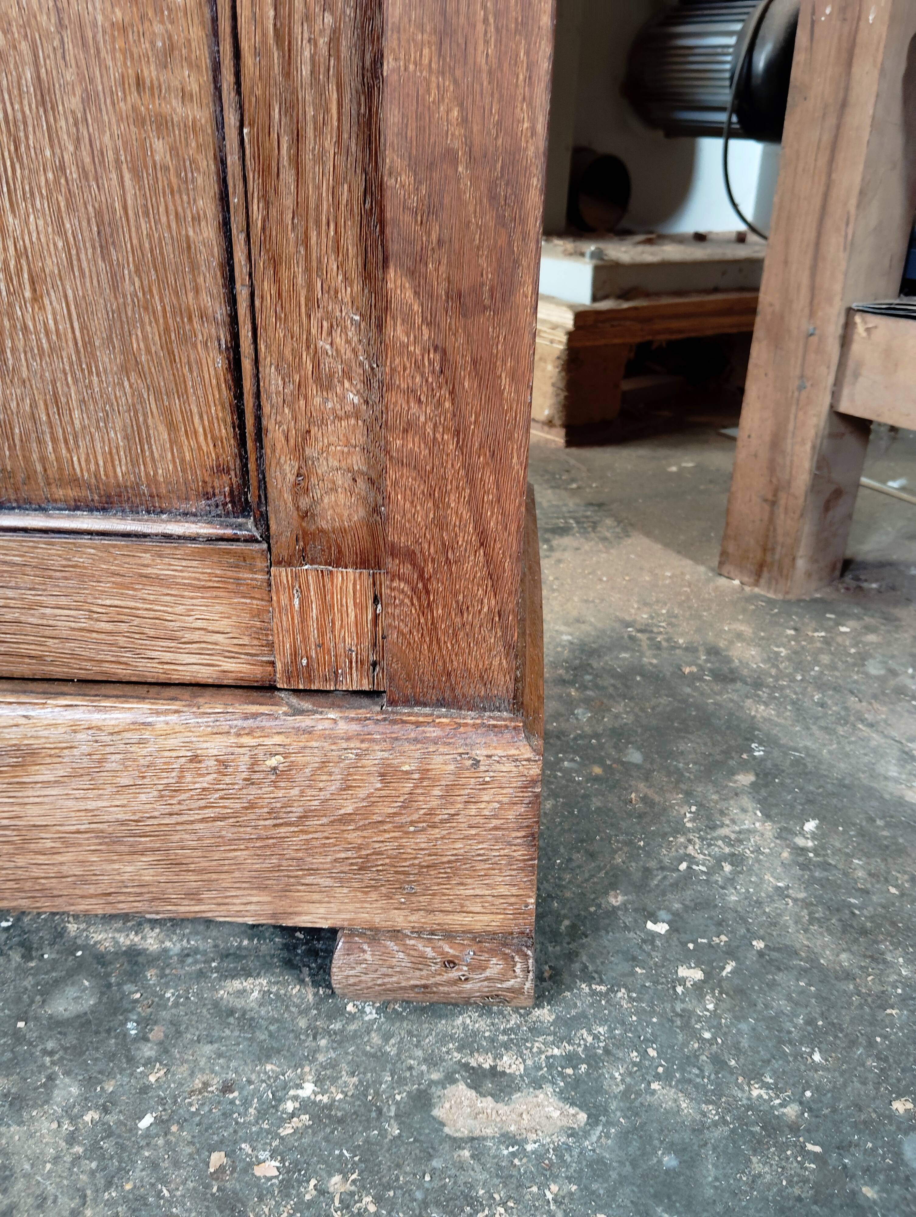 Restored antique library cabinet