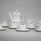 1964 Jaroslav Jezek Exlusive Porcelain Tea Set "Nefertiti", Czechoslovakia