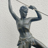 Art Deco sculpture signed Uriano