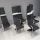 Postmodern King dining chairs by Belgochrom - set of 6