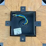 60s 70s wall lamp wall light glass Brutalist Kaiser Leuchten Germany