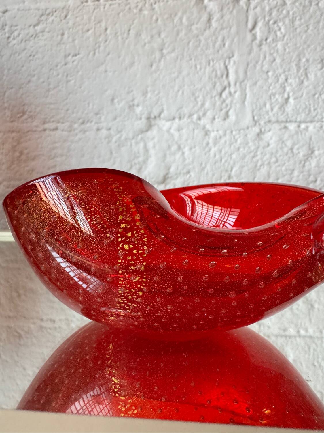 Murano Sommerso pocket emptier from the 70s