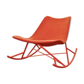 Chaise berçante en métal et polyuréthane de Sintesi, Italie, 2010