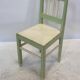 Chaise Art Déco vintage, style de design minimaliste, bois "de stijl"
