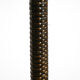 XL 70s Tulip floor lamp with a brown wicker frame and a plexiglass shade