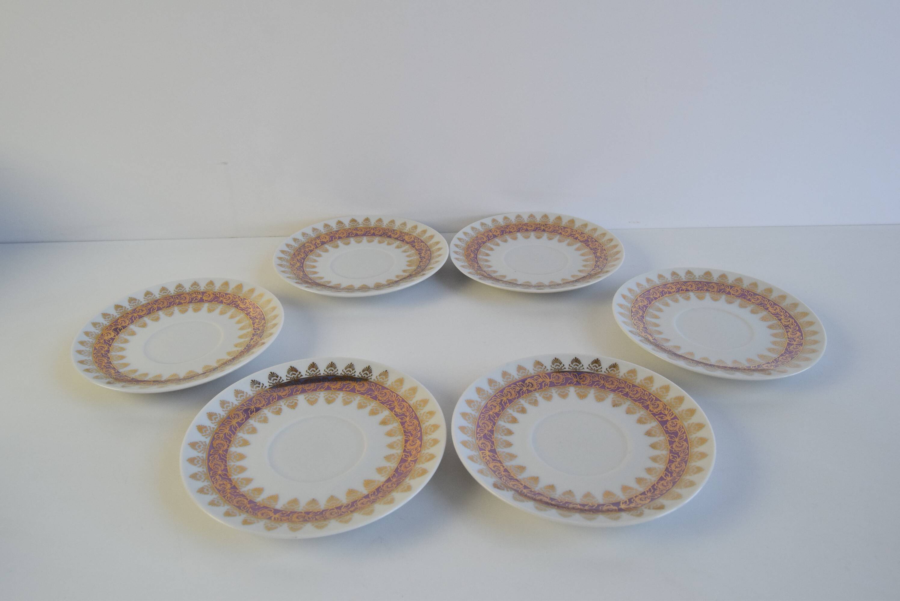 Set of six Cups and Saucers by Epiag 1950