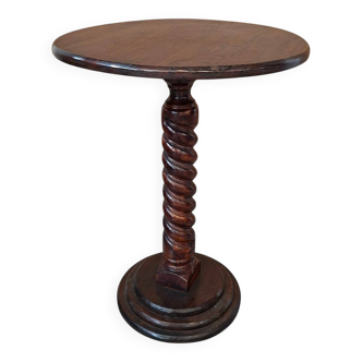 Tavolino a Fratino in Frassino Intagliato