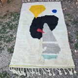 Authentic handmade Moroccan rug 3x2 m