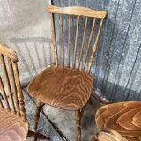 Set of 4 chairs vintage bistro Baumann tacoma 1960s