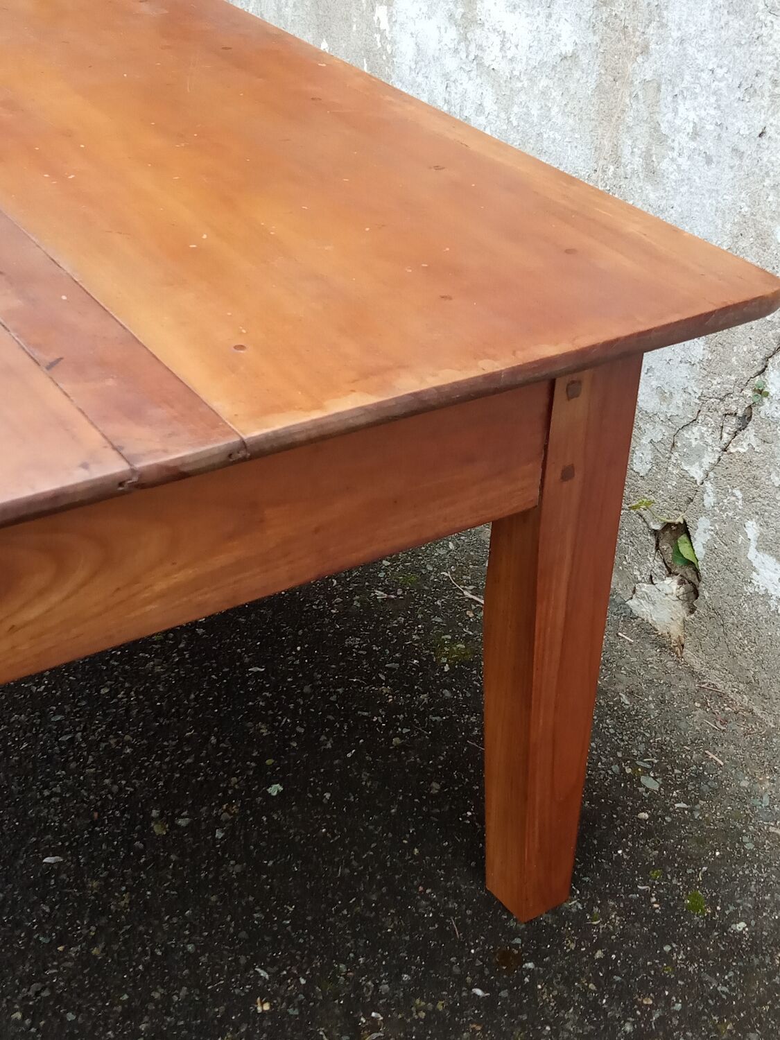 Cherry wood coffee table