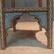 Eastern wooden and mother-of-pearl seat