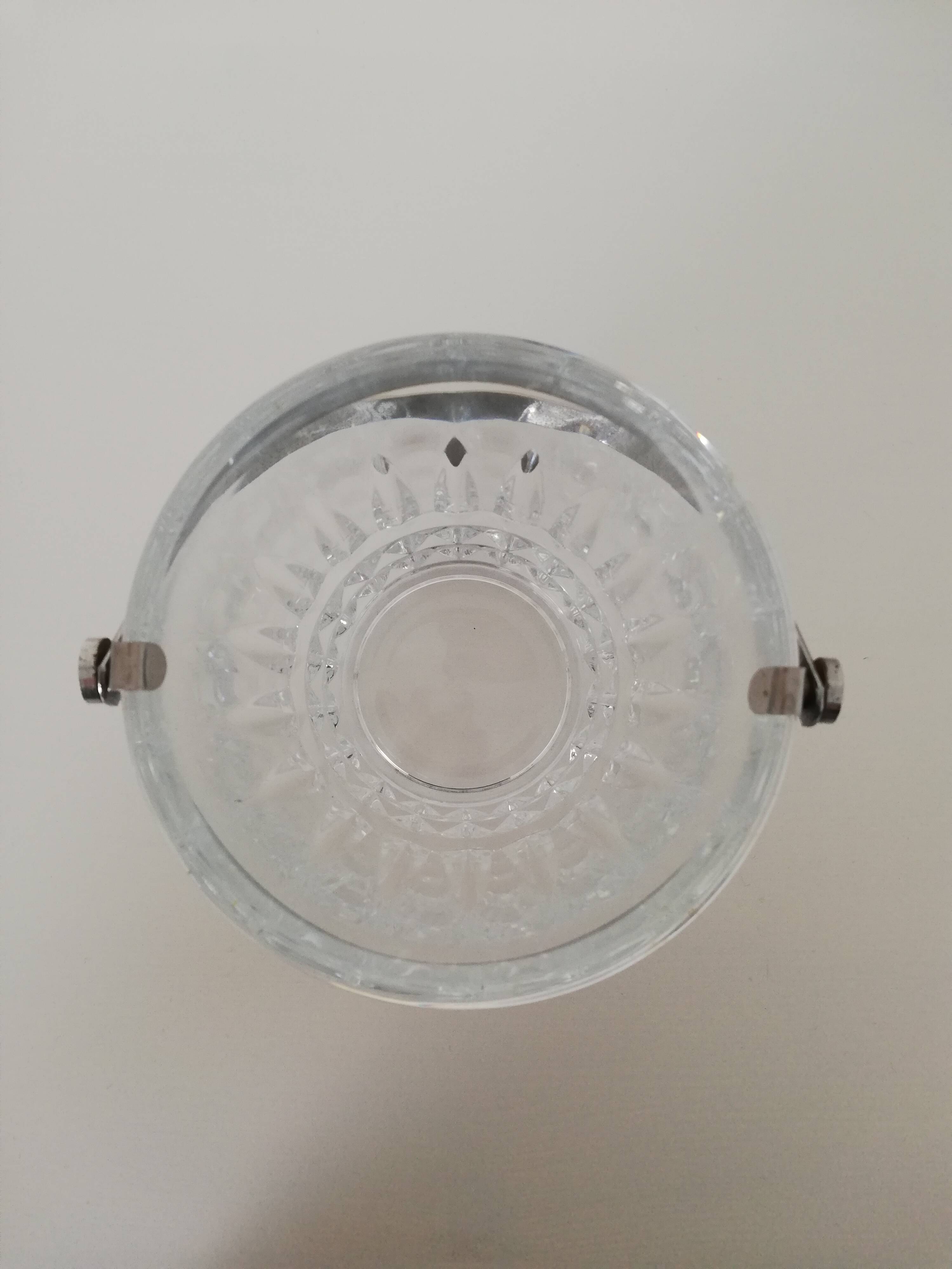 Vintage Arques crystal ice bucket