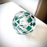 Engraved crystal vase Val Saint-Lambert