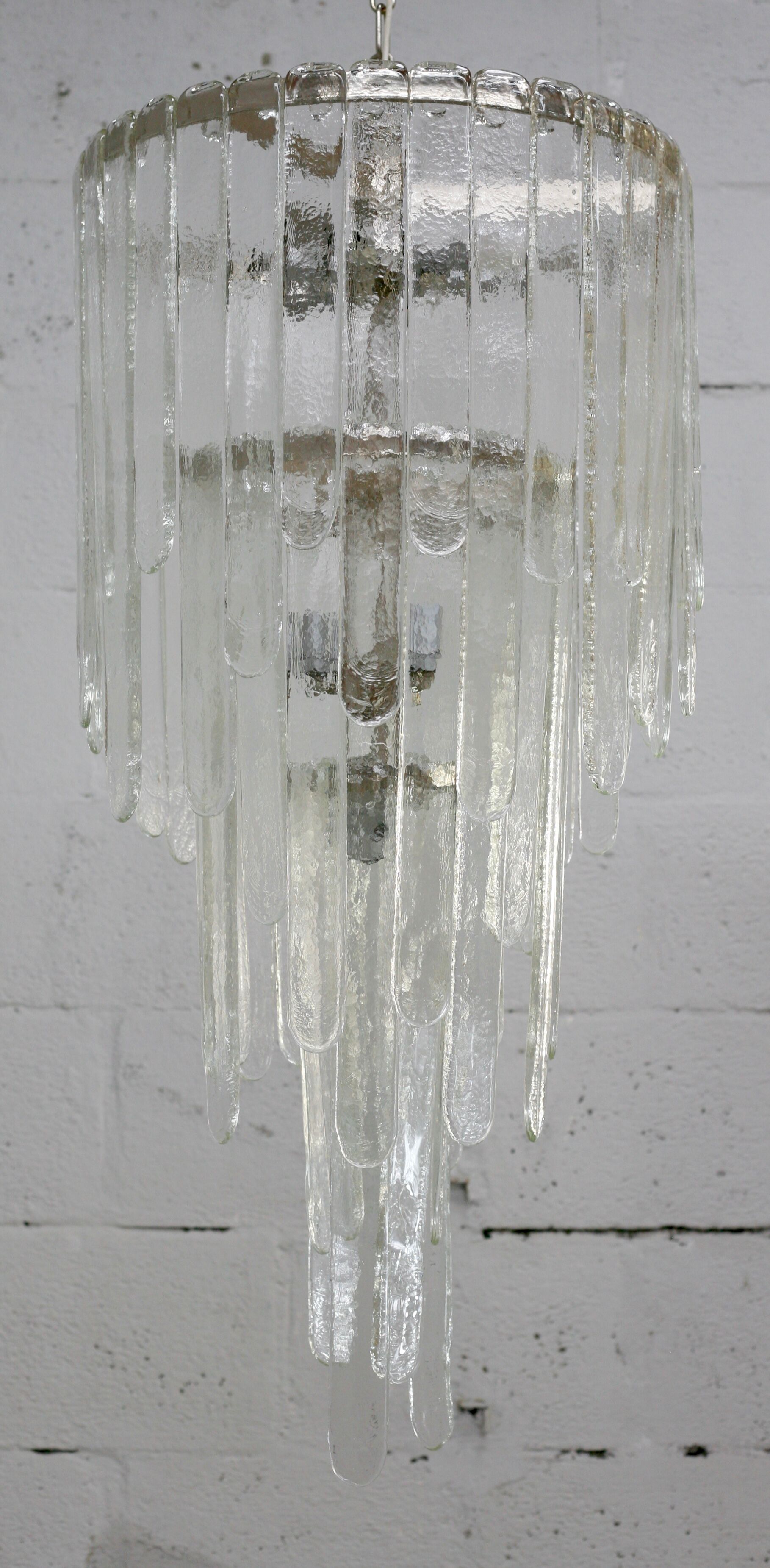 Chandelier by Carlo Nason, edited by Mazzega, Murano, Italy, circa 1970