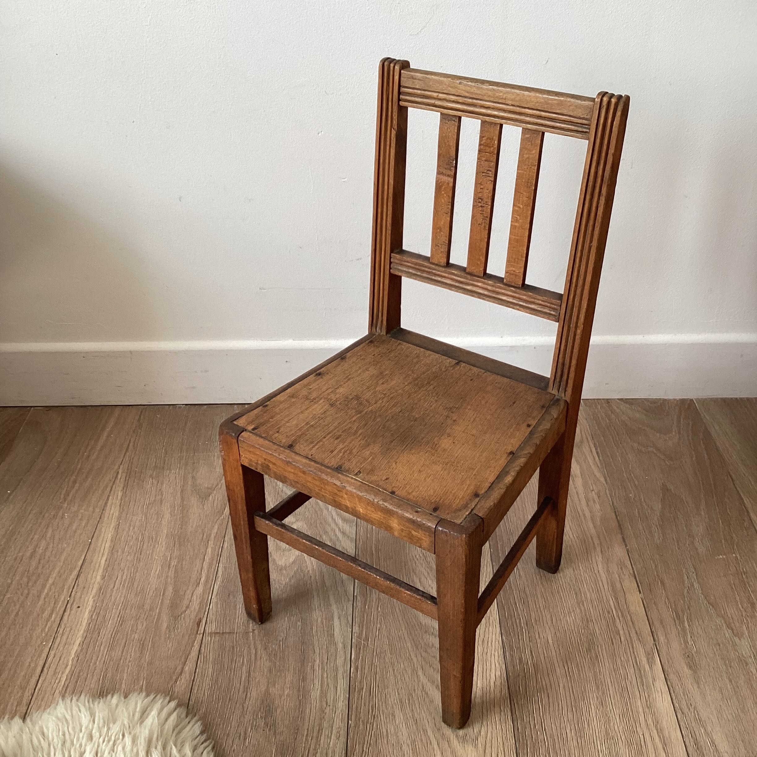 Wooden children's chair