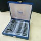 Box of 12 stainless steel oyster forks Létang and Rémy