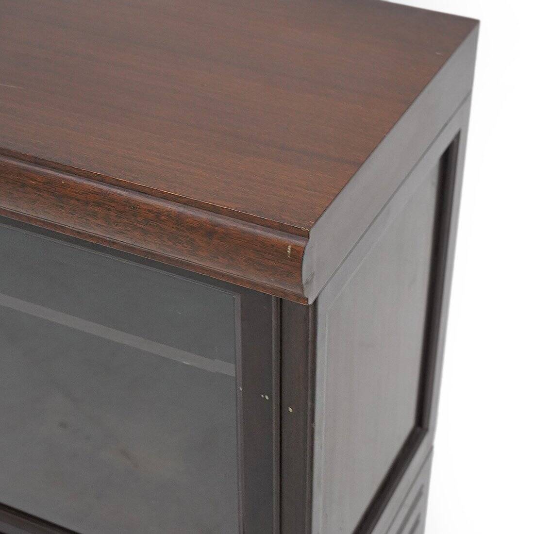 1970s buffet with glass door and drawer