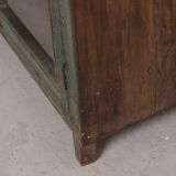 Vintage green wooden sideboard