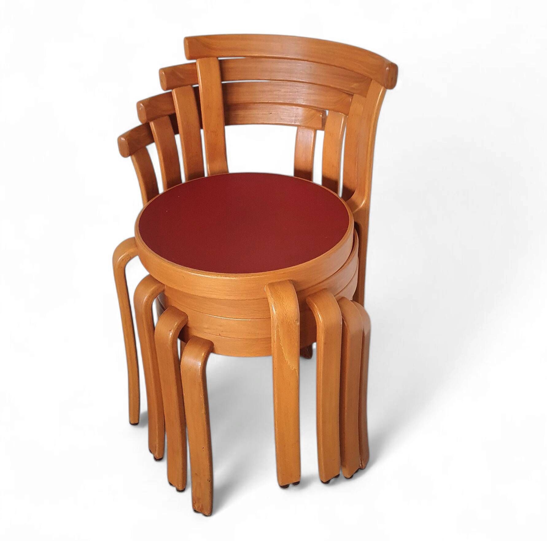 Set of 4 Danish Magnus Olesen Series 8000 Dining Chairs by Thygesen & Soren
