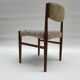 Set of 6 chairs manufactured by Glostrup Mobelfabrik in Denmark in the 1960s