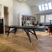 Gio Ponti Table D.859.1 Reissue 2023 Molteni in black ash wood
