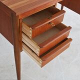 Danish teak desk, seventies